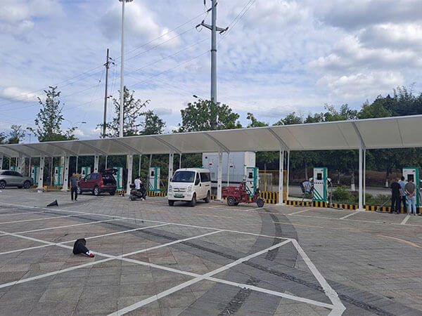 Highway DC Electric Vehicle Charging Station (120KW- France)