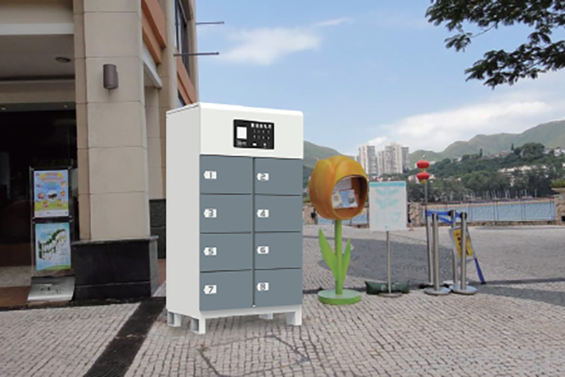 Convenient charging and swapping area